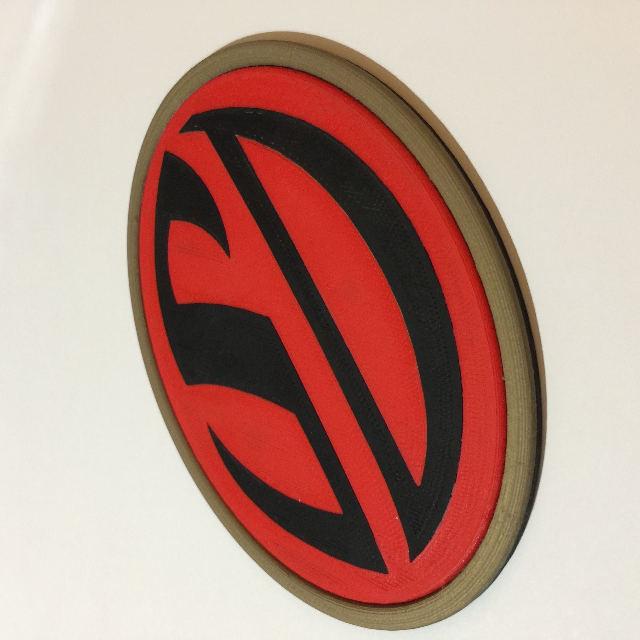 Strontium Dog Badge Coaster 3D print model_1