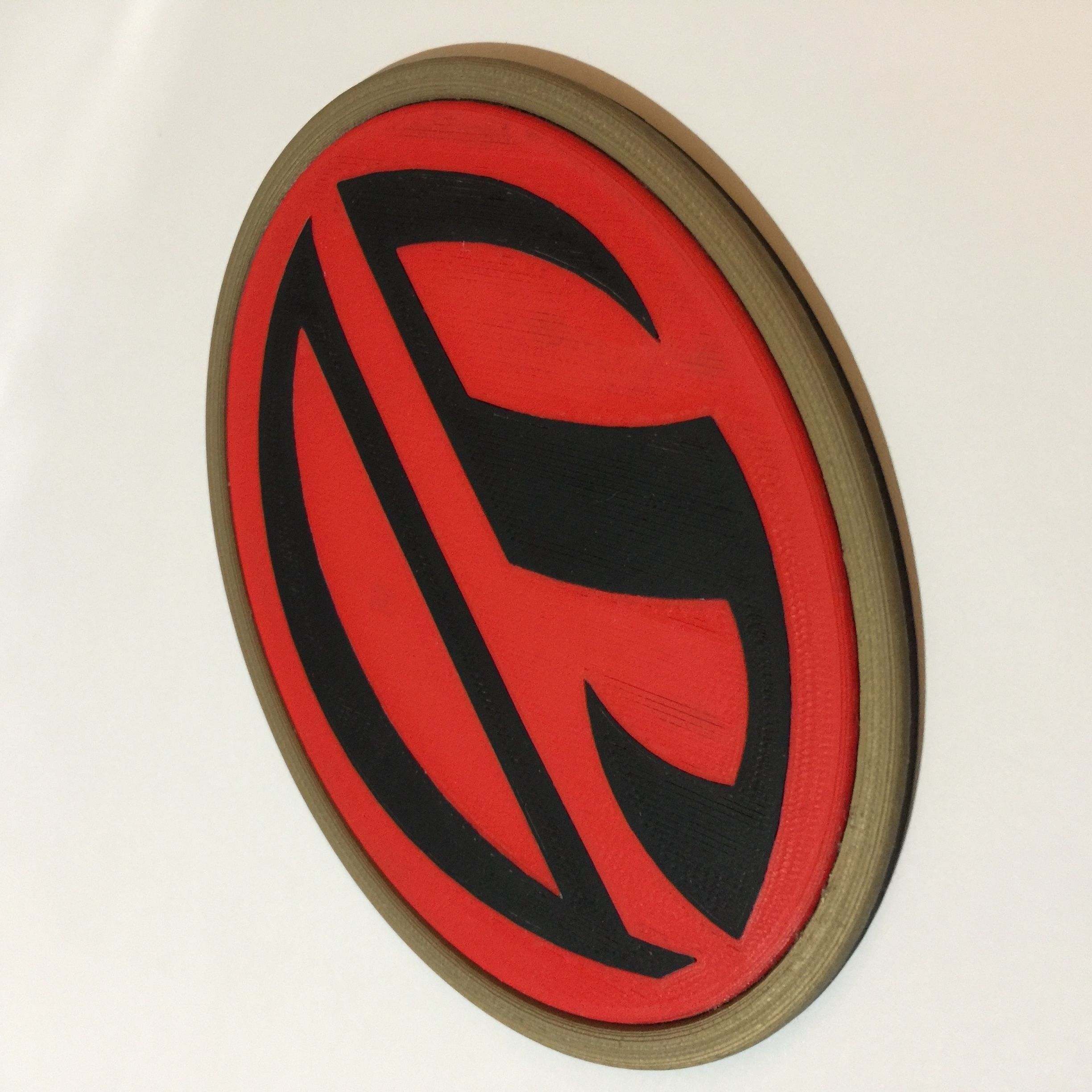 Strontium Dog Badge Coaster 3D print model_3
