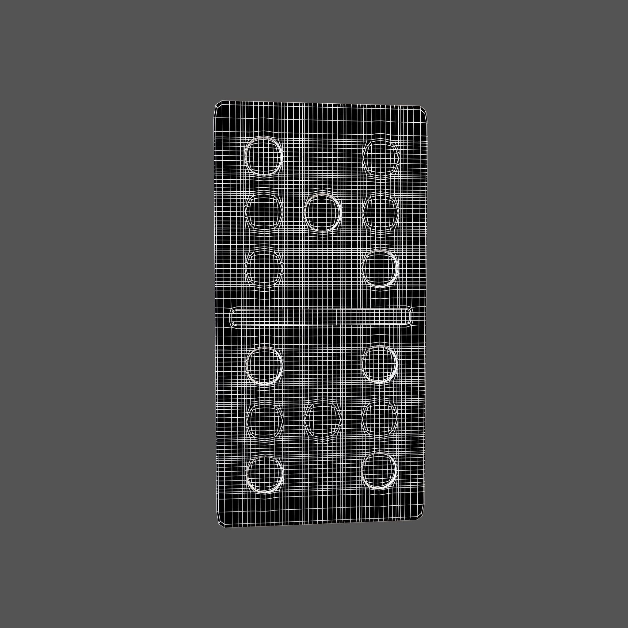 Dominoes v14 005 Low-poly 3D model_7
