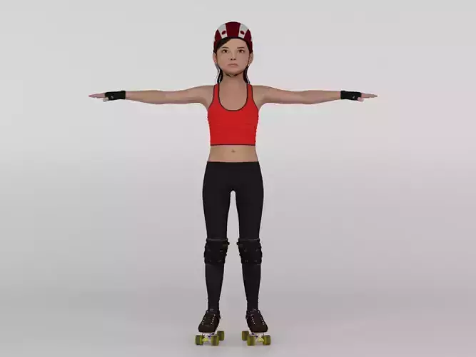 Roller Skater Girl