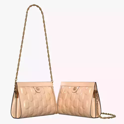 GG matelasse leather shoulder bag Beige