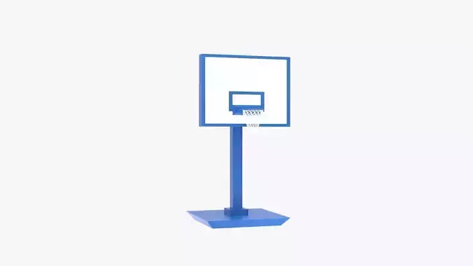 Basketball Hoop Low-poly 3D model
