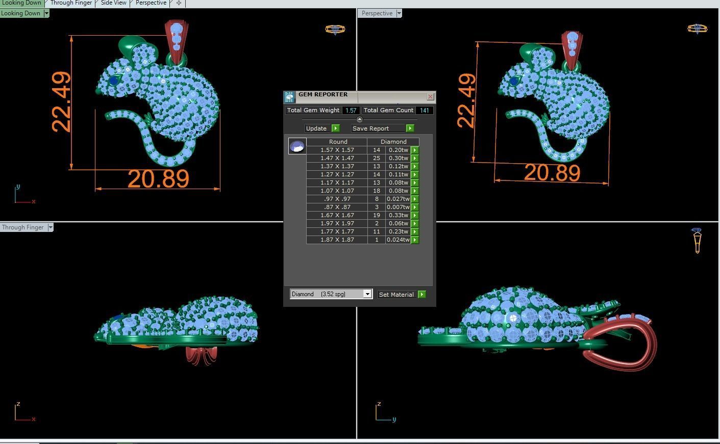pendant Mouse 3D print model_1