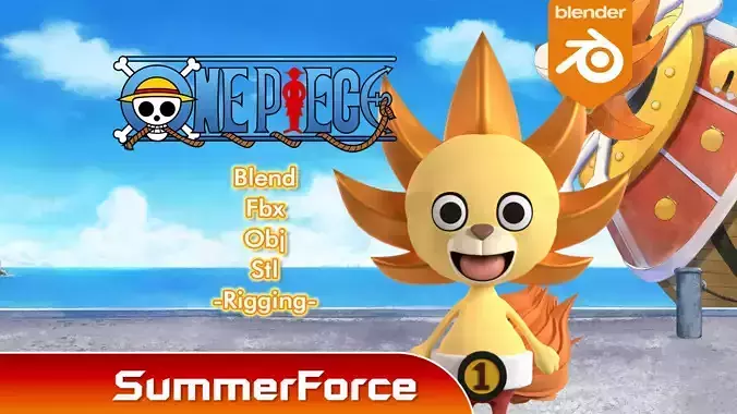 Sunny Kun - One Piece 3D model