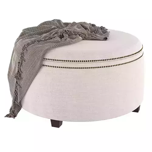 Tamsen Round Storage Ottoman