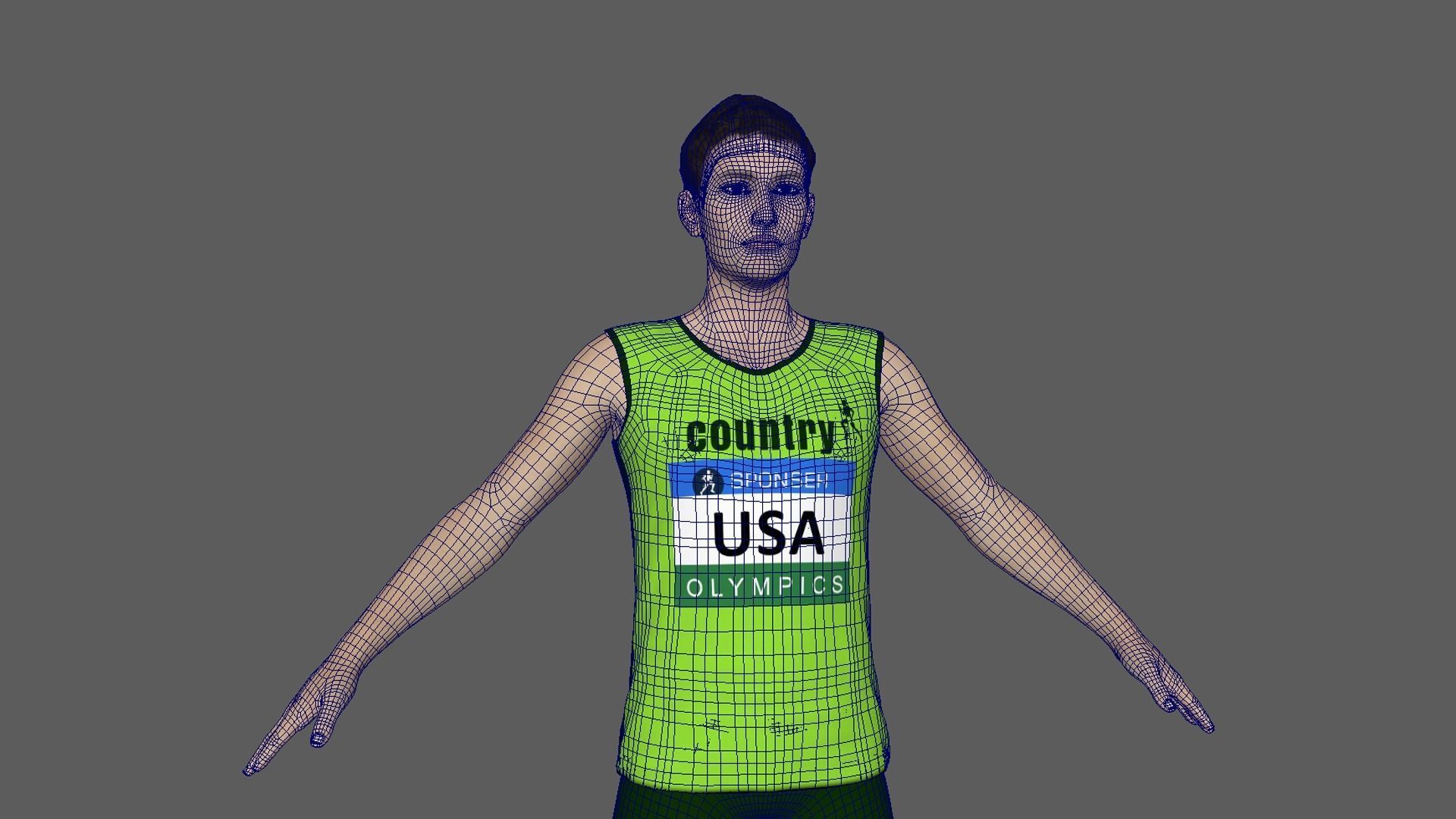 Athletic Runners 05 and 06 3D model_13