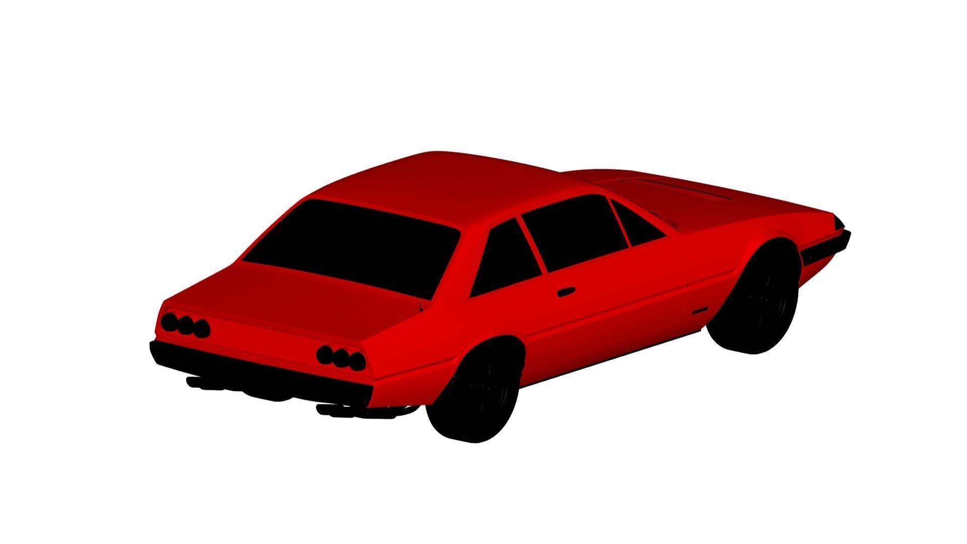 Ferrari 365 GT  3D model_1