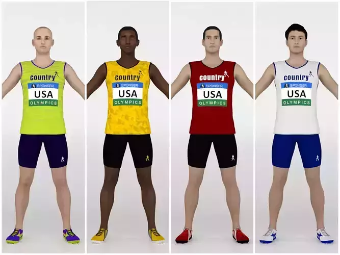 Athletic Runners 4 in 1