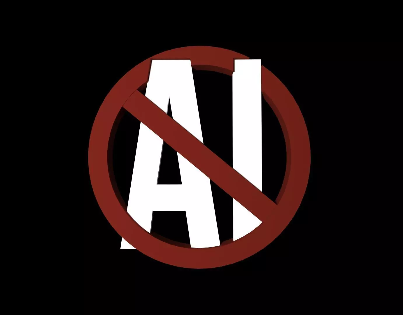 No to AI generated images coin 3D model_0