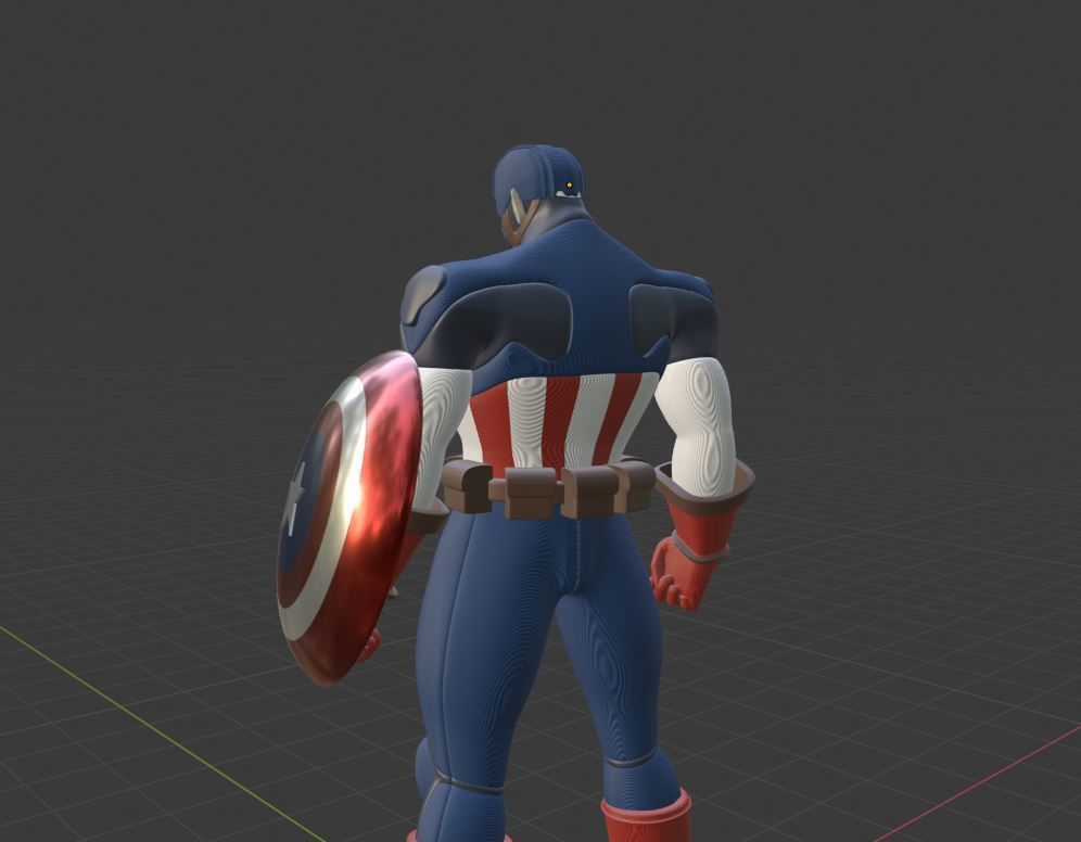 Captain America- MARVEL 3D model_3