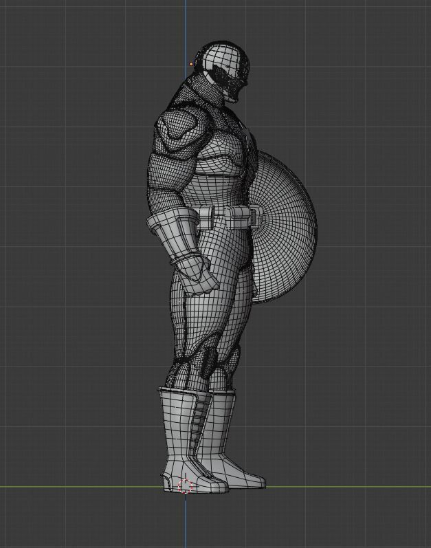 Captain America- MARVEL 3D model_8