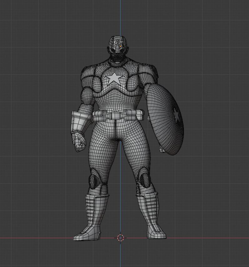 Captain America- MARVEL 3D model_5
