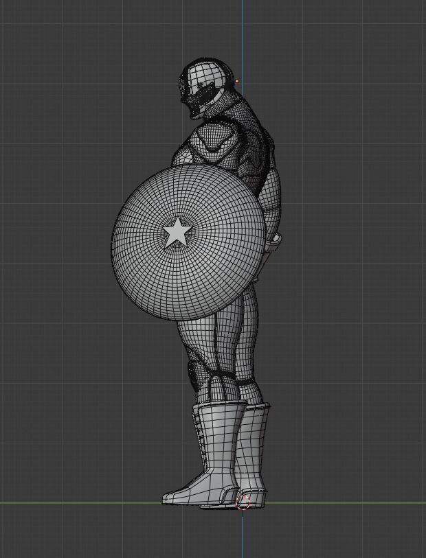 Captain America- MARVEL 3D model_6