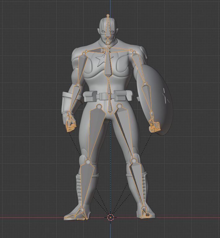 Captain America- MARVEL 3D model_9