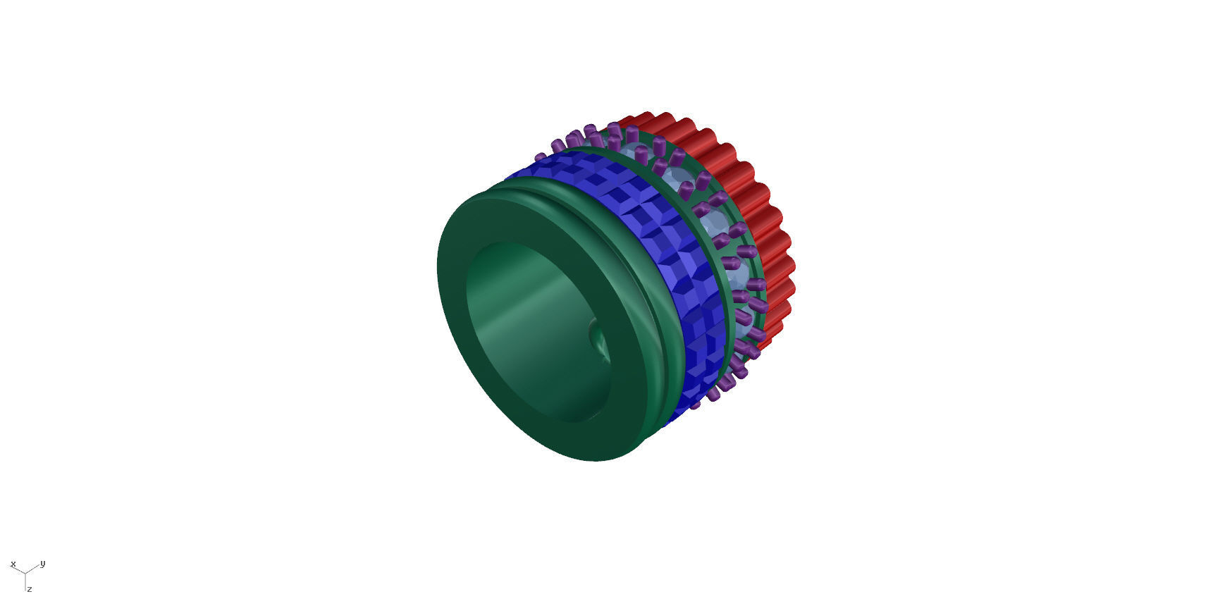 Ring Pendant  3D print model_7