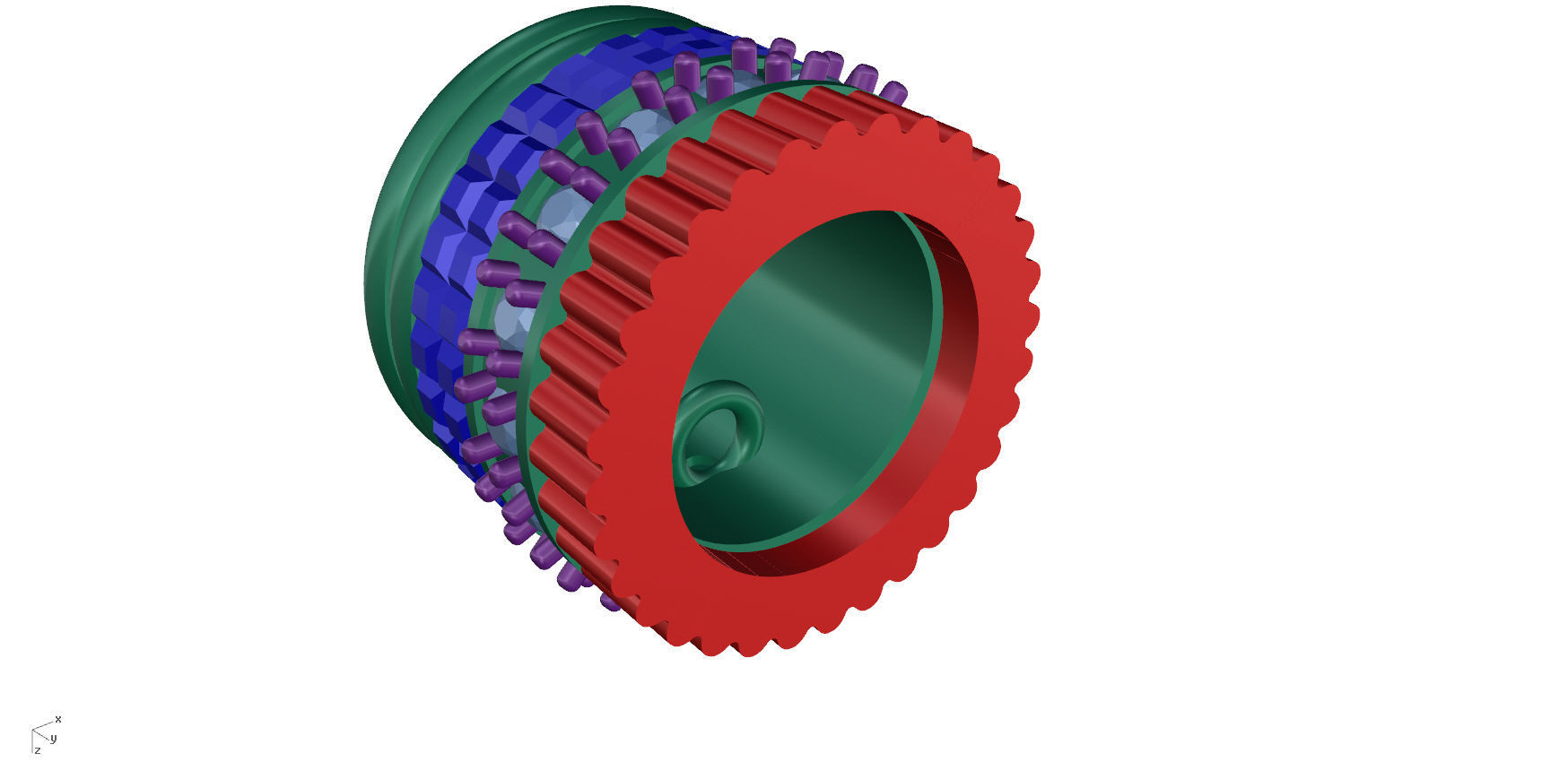 Ring Pendant  3D print model_8