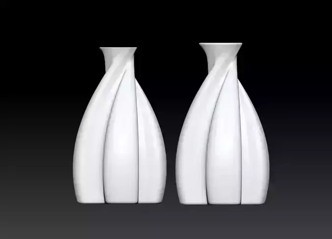 3D Print Vase Art Vase Design 3D Drawing Download STL Vase  3D print model