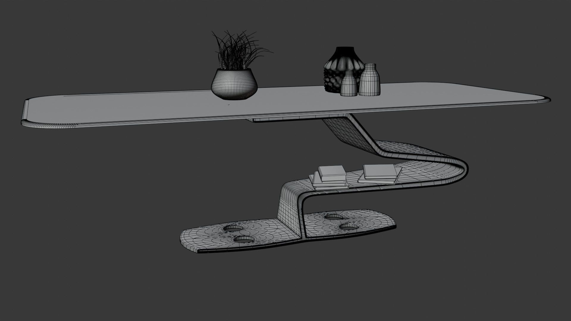 Coffee Table PART3 3D model_9