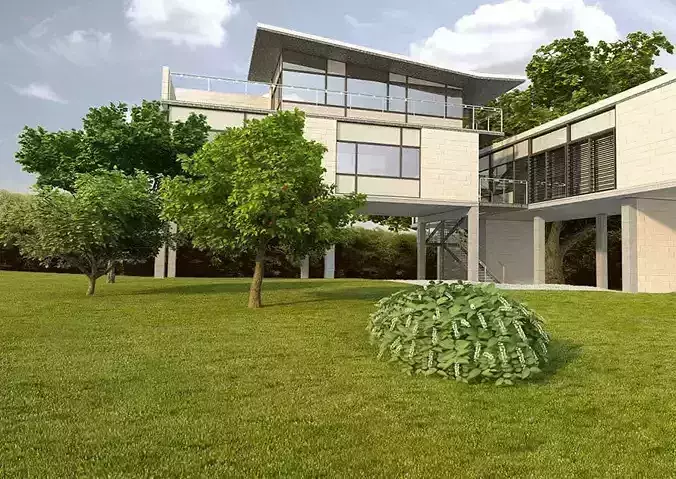 Trees And Bushes Collection 3D model