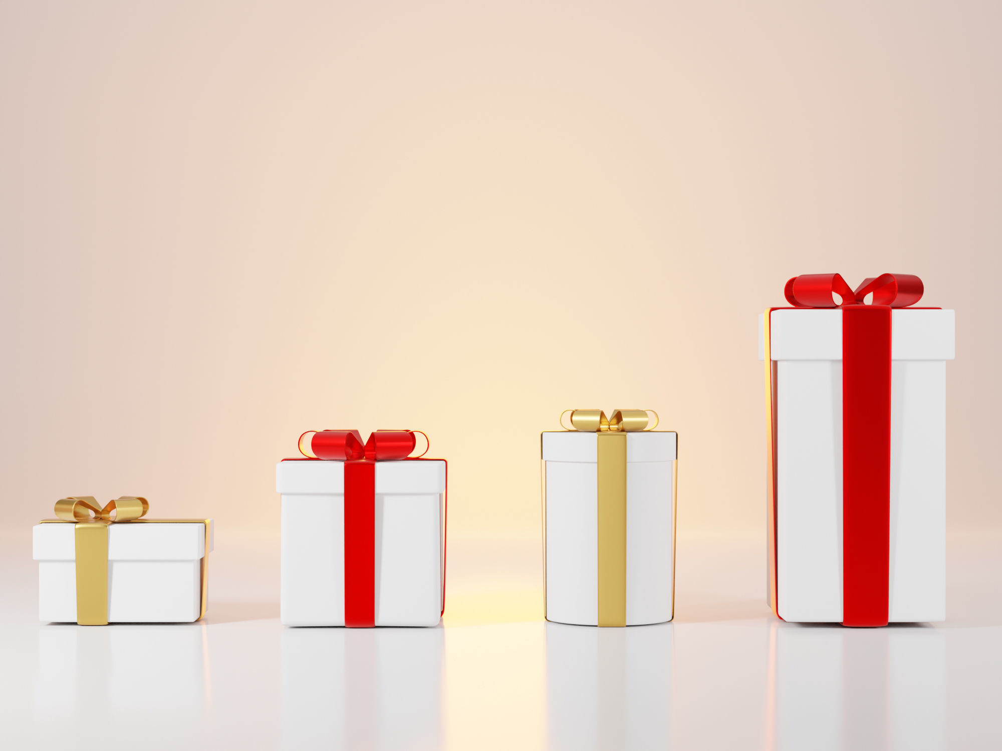 Gift Boxes Set 3D model For Free Free 3D model_3