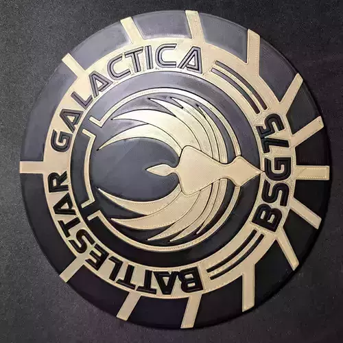Battlestar Galactica BSG 75 Wall Plaque