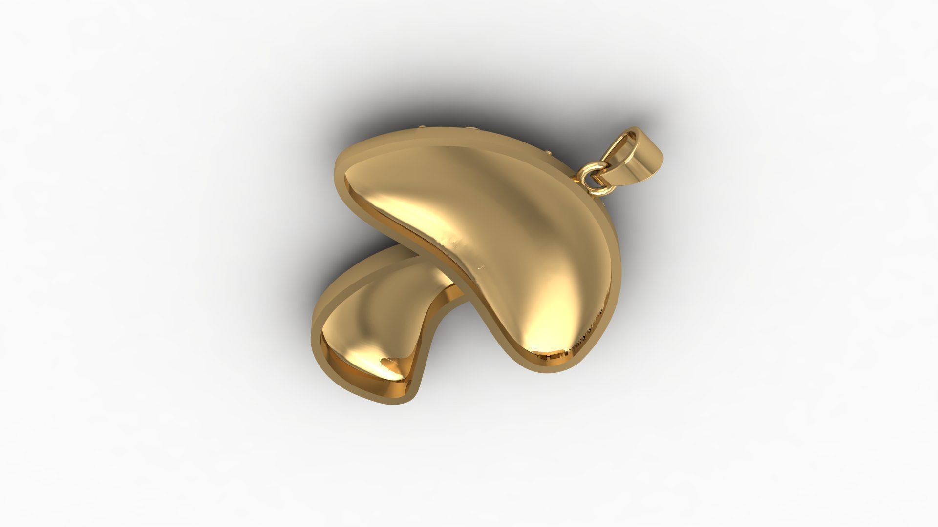 mushroom pendant print 3D print model_6
