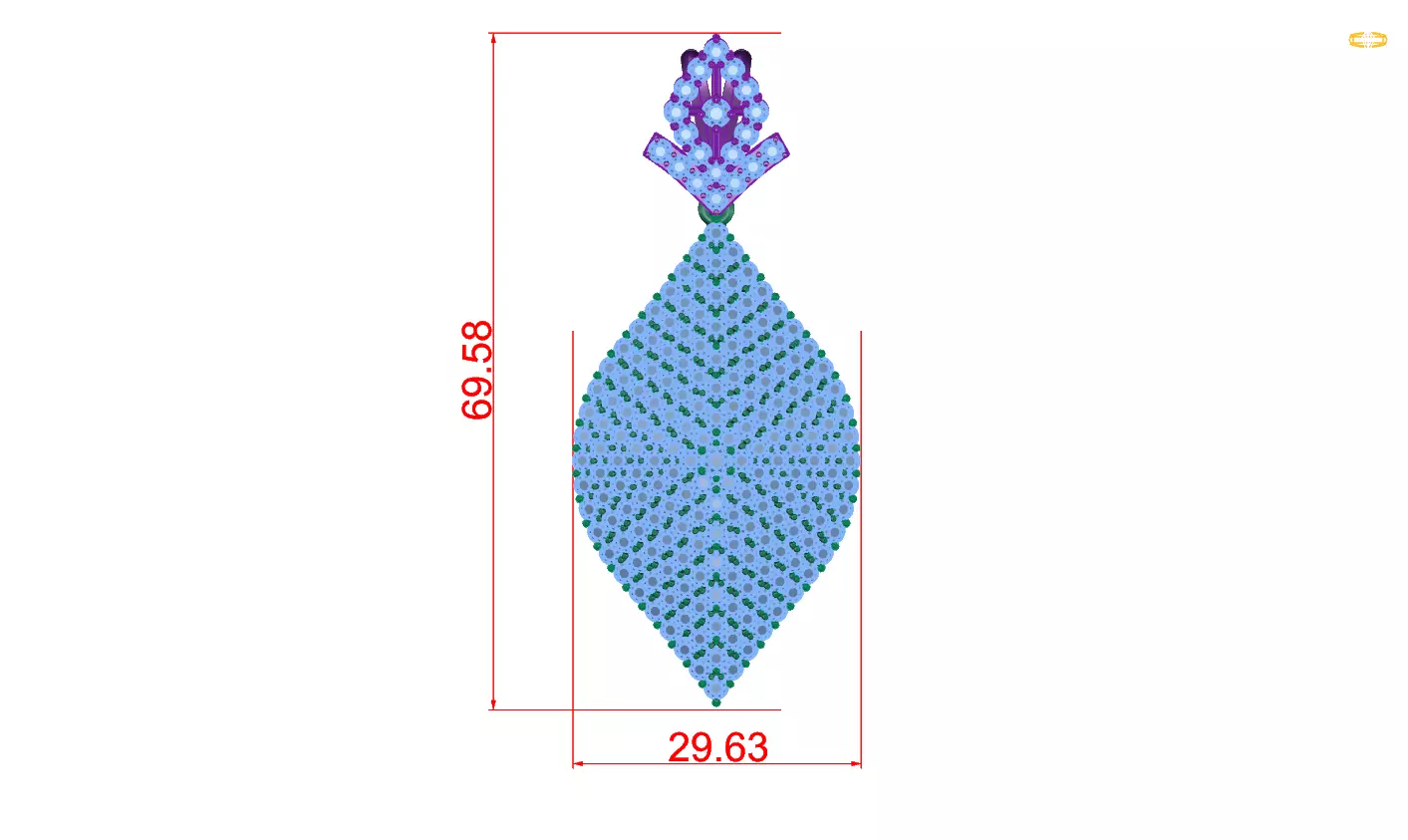 pendant MQ 3D print model_0