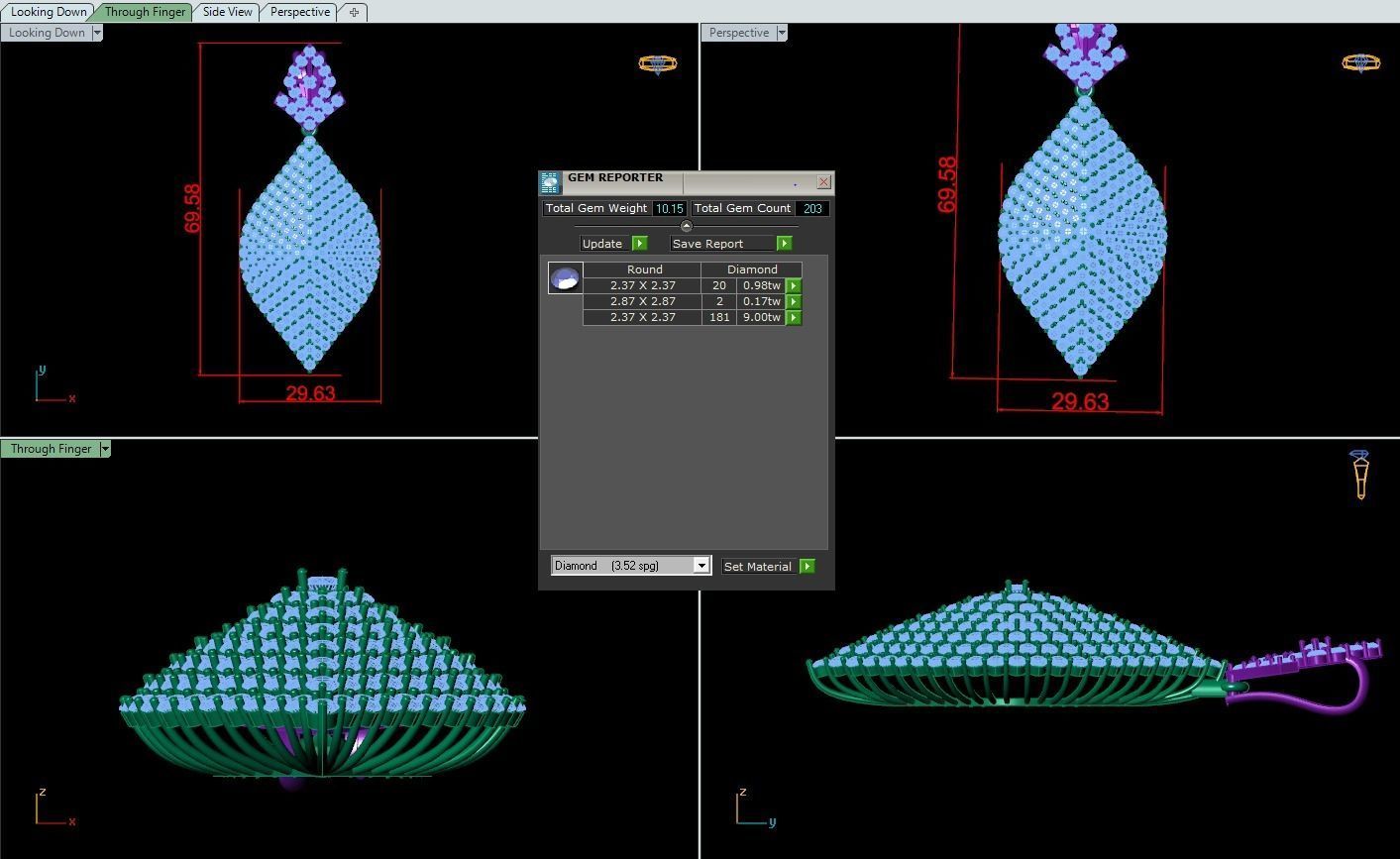 pendant MQ 3D print model_1