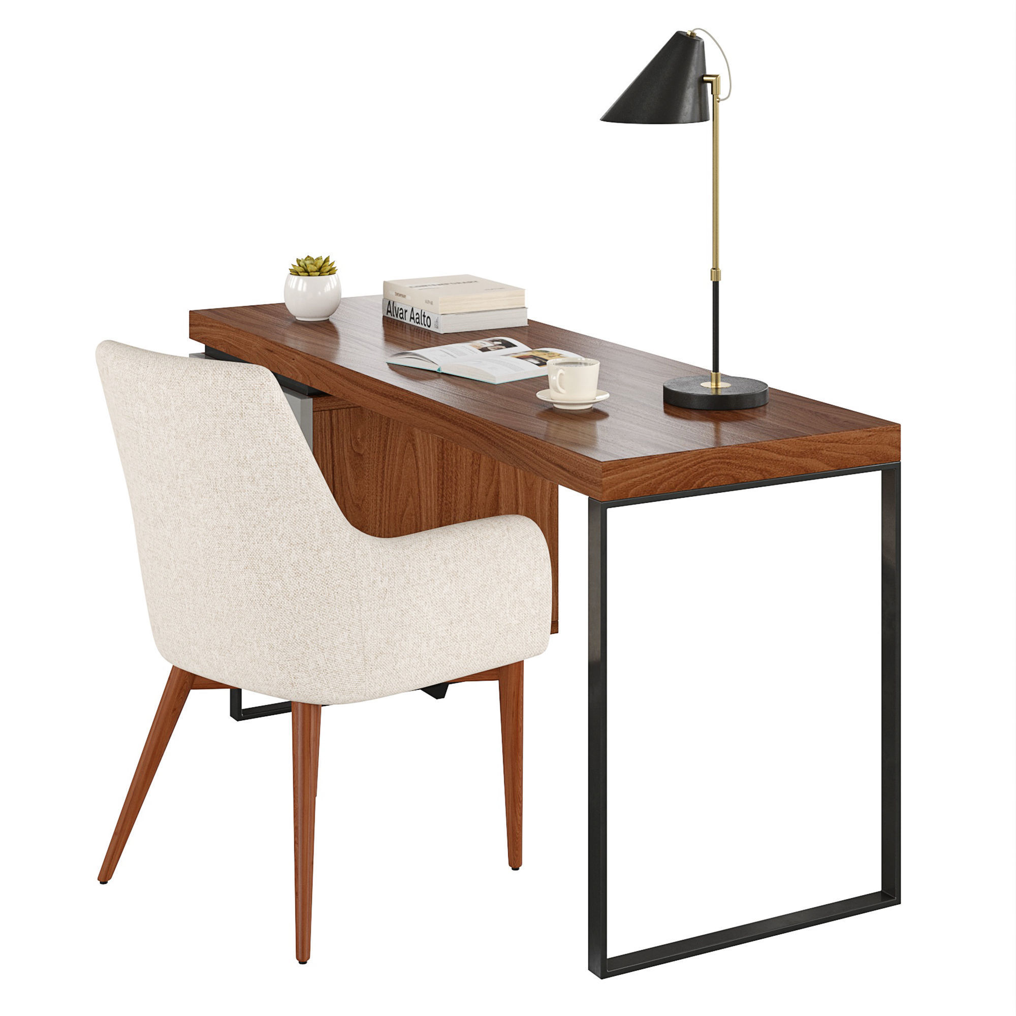 Desk CP1706-DK 3D model_5