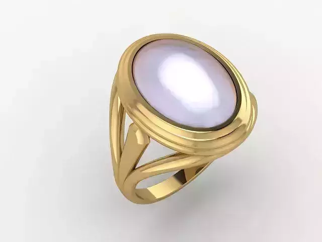 ring oval stone