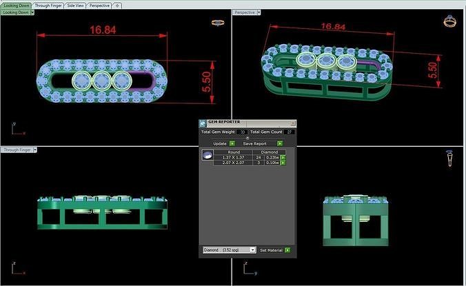 pendant machine with different parts and dimensions 3D print model