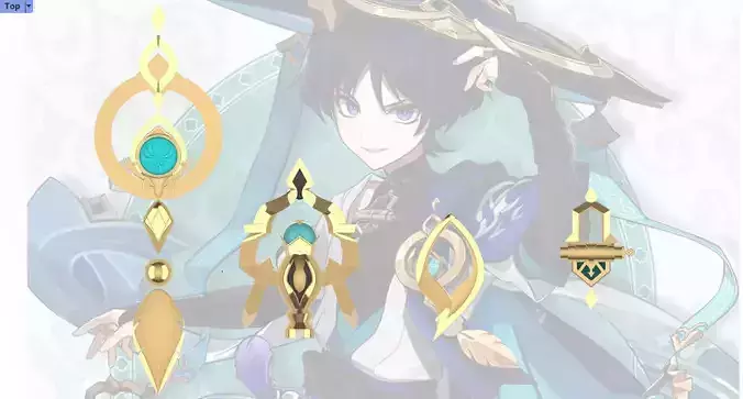 Genshin Impact Scaramouche Wanderer COSPLAY BUNDLE 