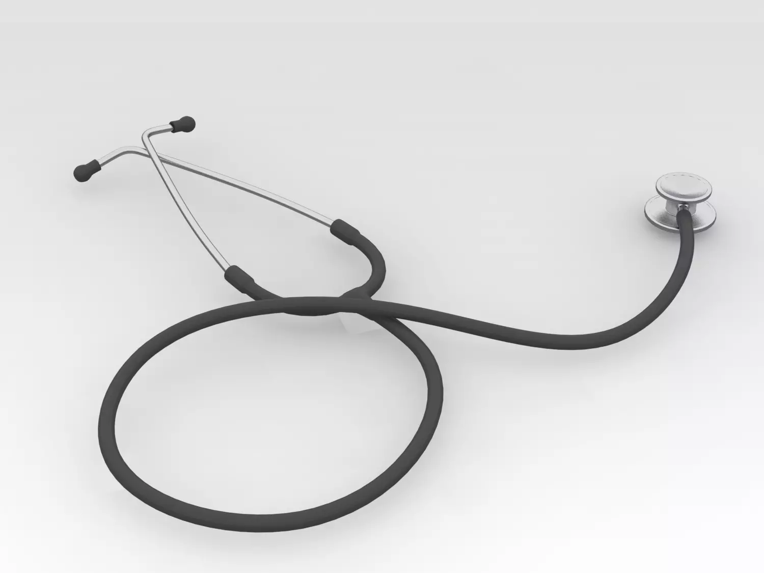 Stethoscope medical 3D model