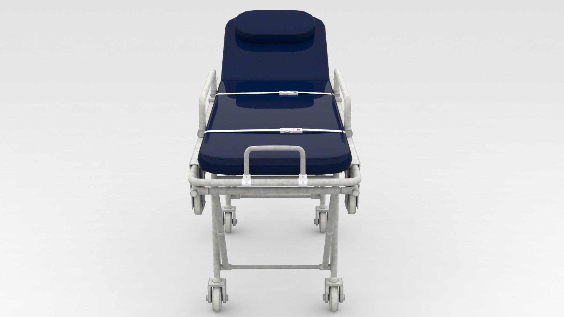 Stretcher medical 3D model_2