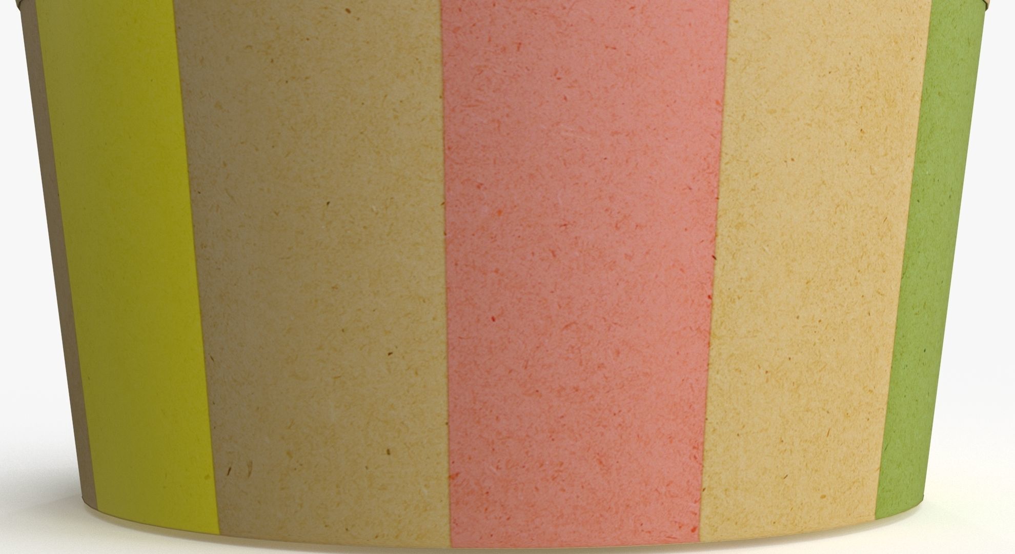 Ice Cream Cup Vanilla 3D model_10