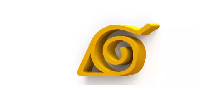 Naruto Konohagakure 3D Desk piece or keychain