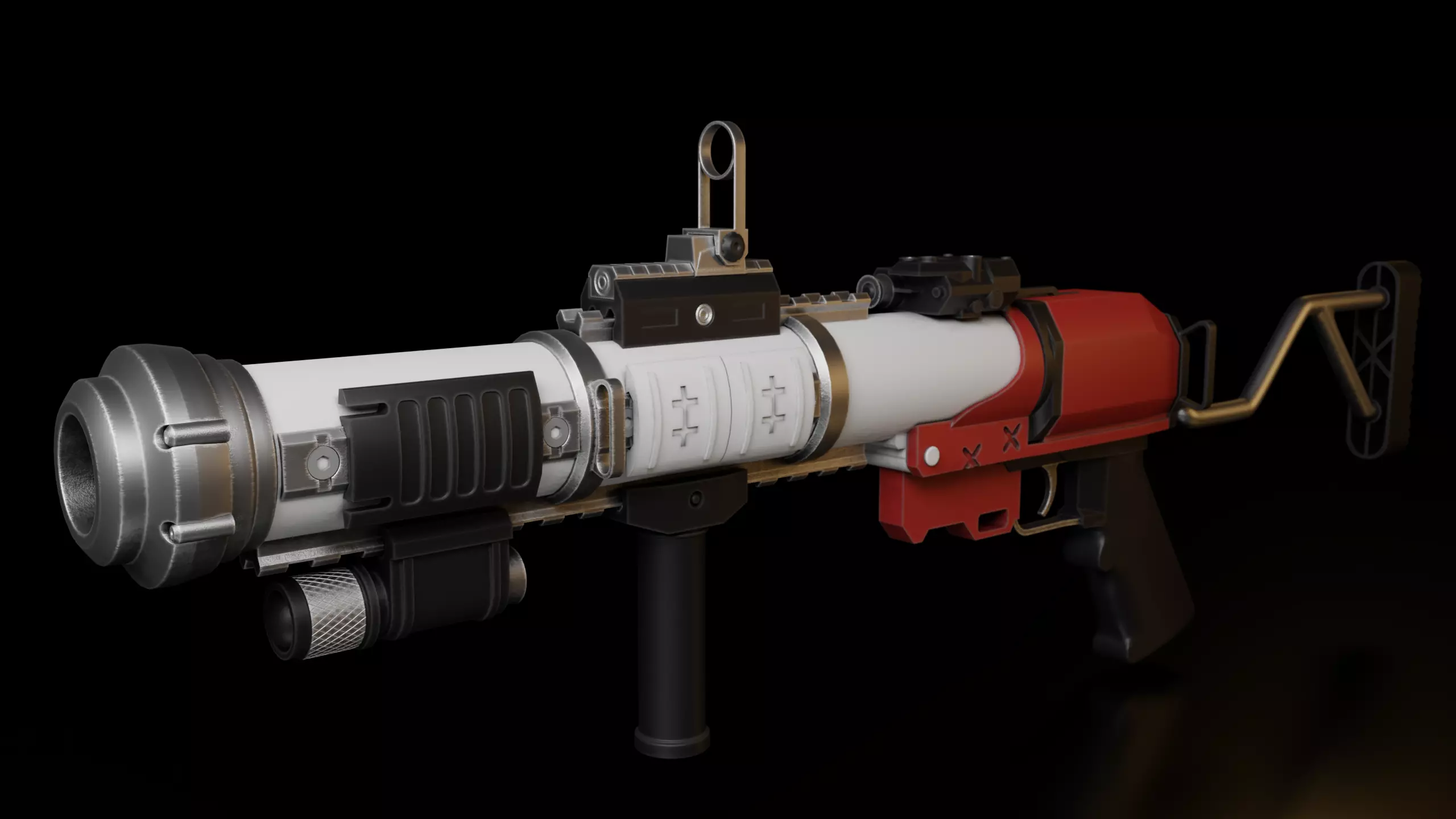 Grenade Launcher Destiny 2 3D model_0