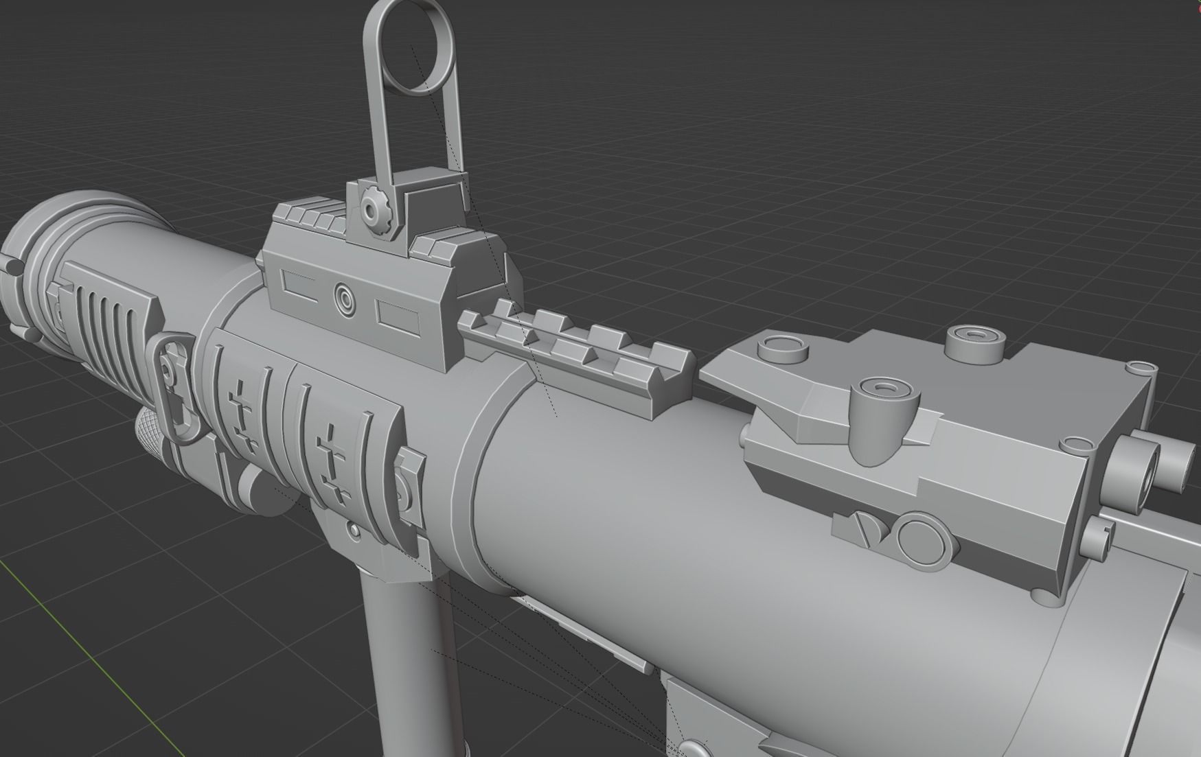 Grenade Launcher Destiny 2 3D model_6