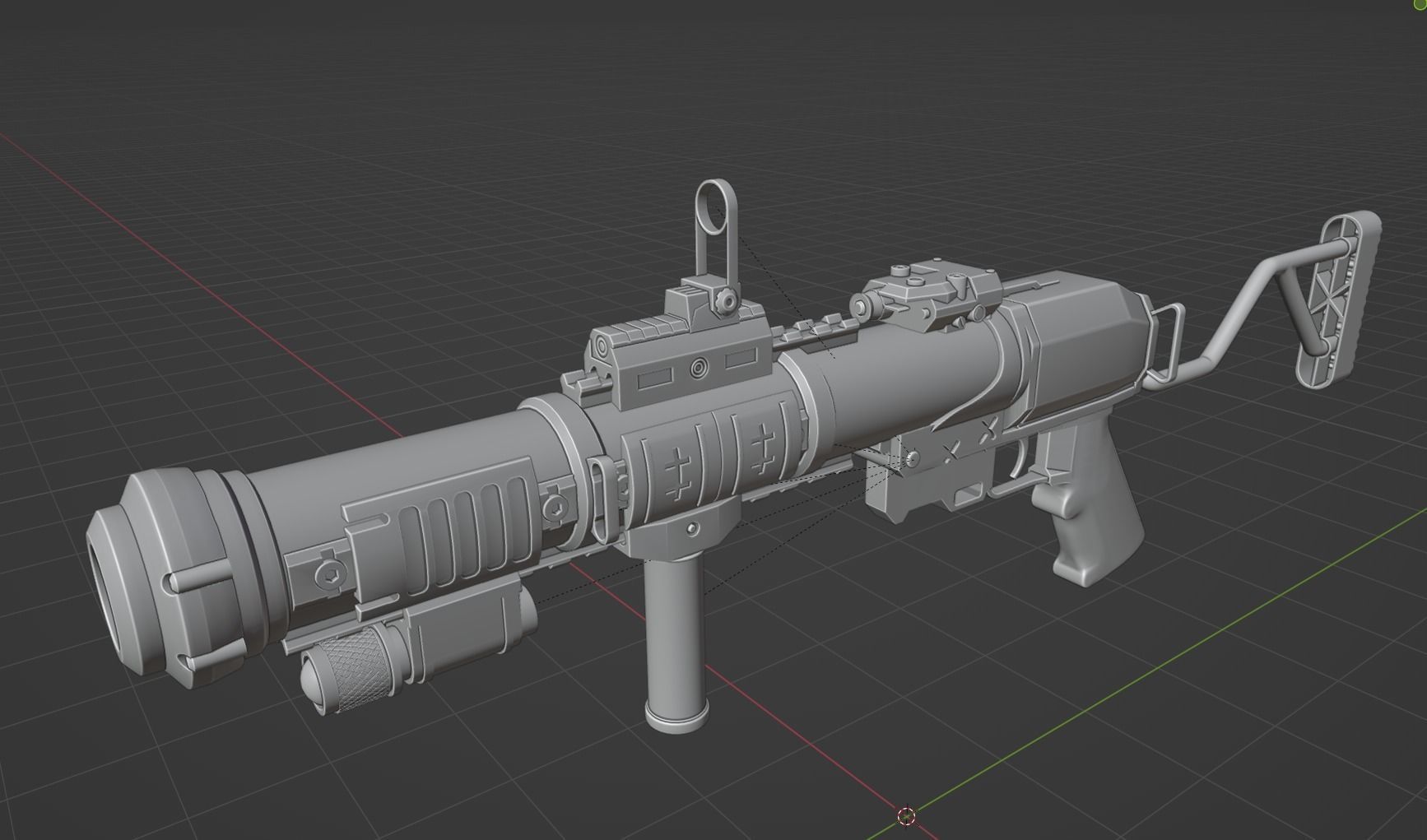 Grenade Launcher Destiny 2 3D model_3