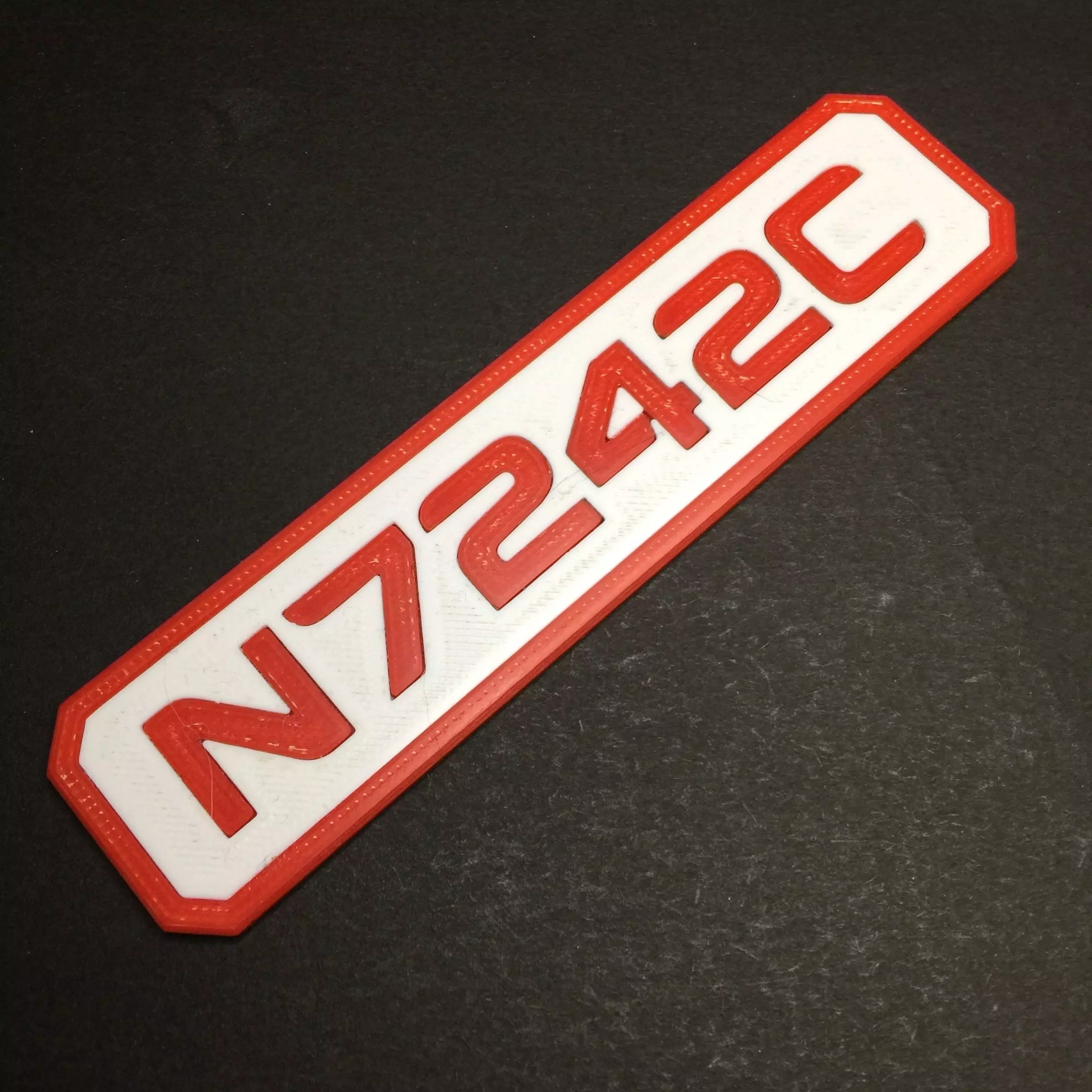 Battlestar Galactica Viper N7242C Bookmark 3D print model