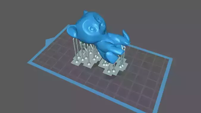 bear ready for 3d printing