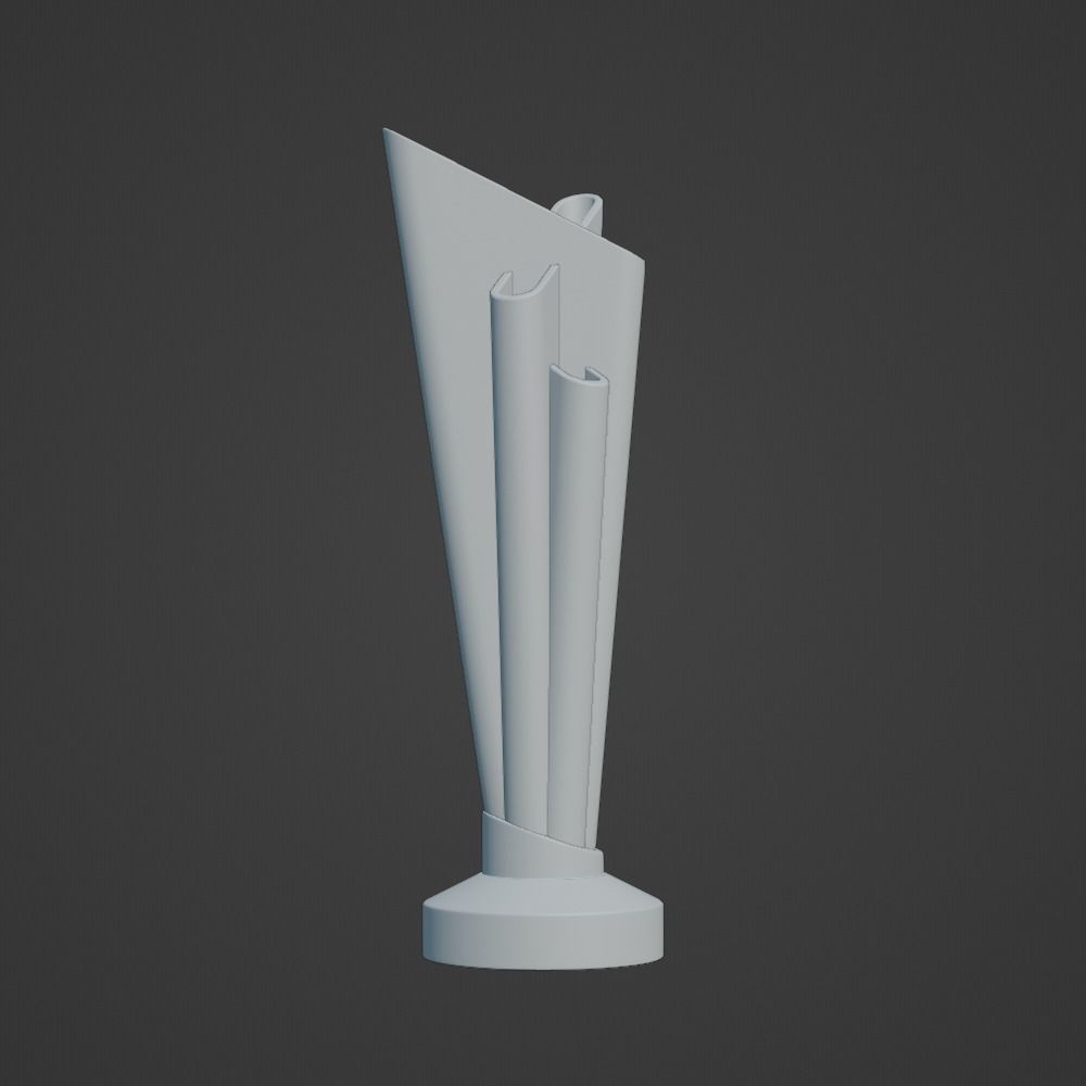 ICC T20 World Cup Trophy 3D model_1