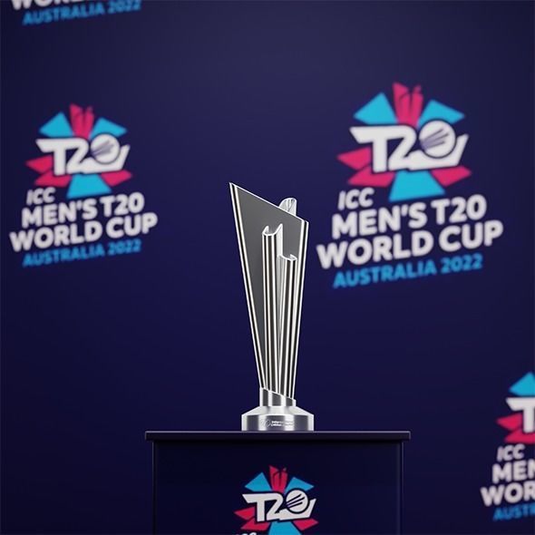 ICC T20 World Cup Trophy 3D model_2