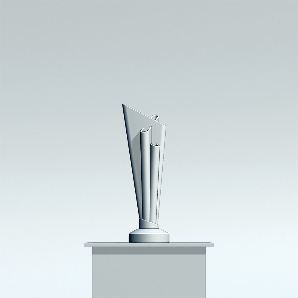 ICC T20 World Cup Trophy 3D model_4