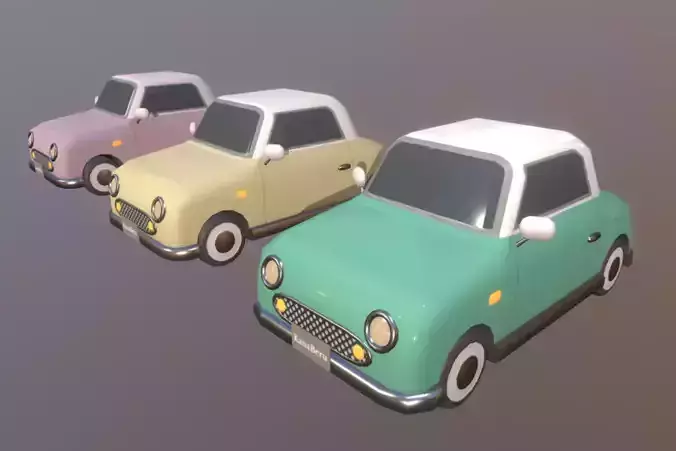 Cute Classic Car Set