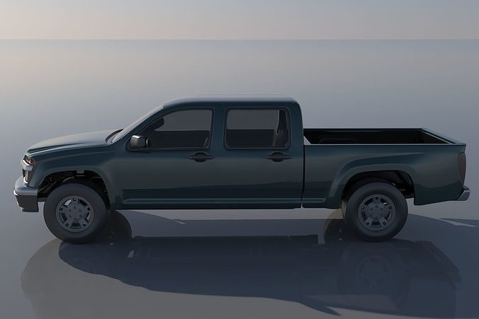 Chevrolet Colorado 2005 Crew Cab 3D print model 2