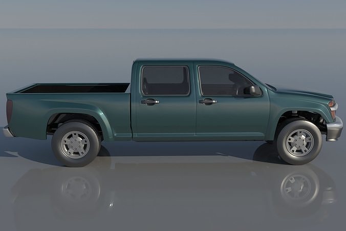 Chevrolet Colorado 2005 Crew Cab 3D print model 6
