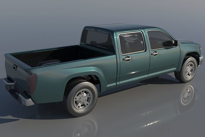 Chevrolet Colorado 2005 Crew Cab 3D print model 4