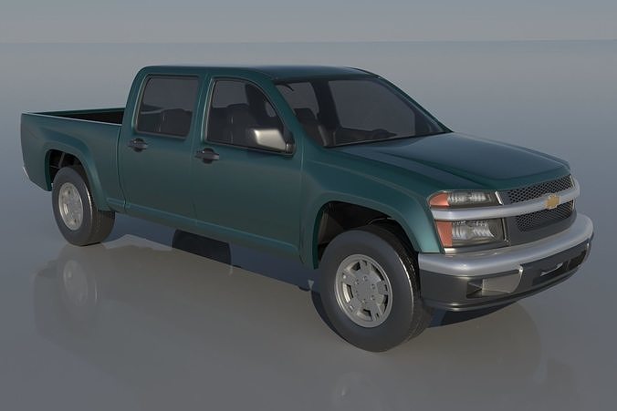 Chevrolet Colorado 2005 Crew Cab 3D print model 7