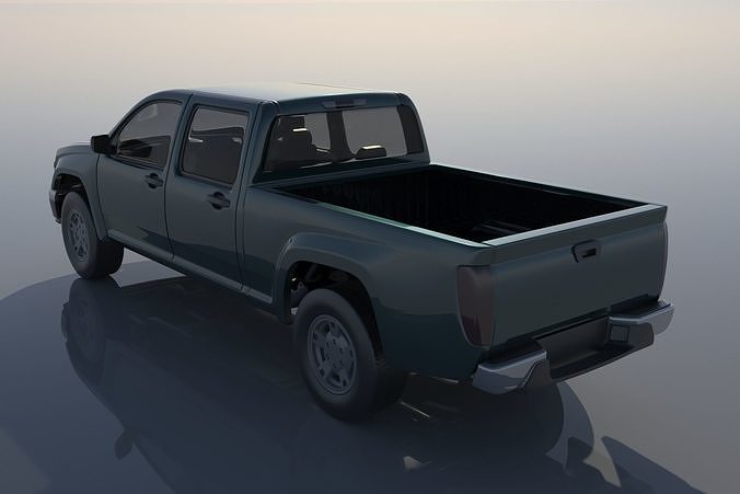 Chevrolet Colorado 2005 Crew Cab 3D print model 3